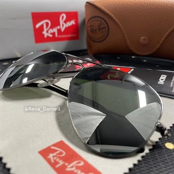 Ray-Ban Aviator RB3025 Silver Mirror New - Picture 3 of 13